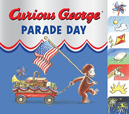 Book Cover Curious George Parade Day tabbed board book