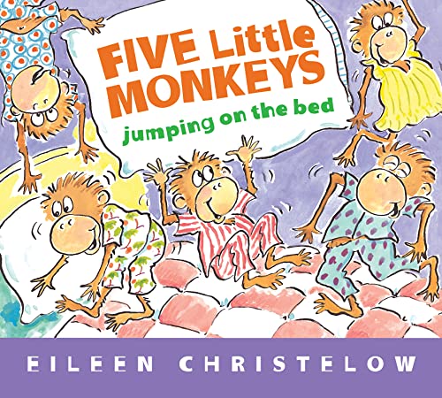 Book Cover Five Little Monkeys Jumping on the Bed (Padded Board Book) (A Five Little Monkeys Story)