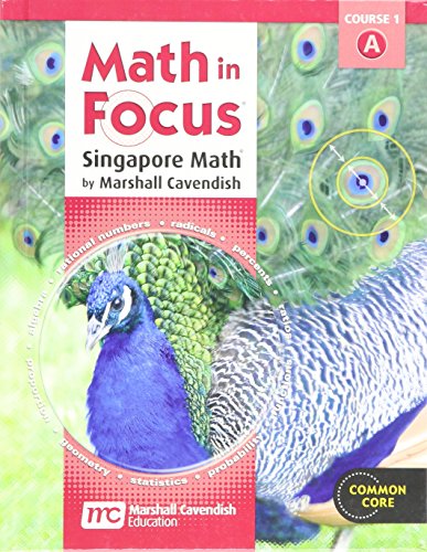 Book Cover Math in Focus: Singapore Math Student Edition, Grade 6, Volume A