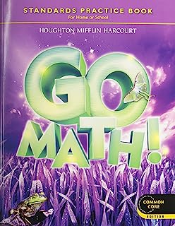 Book Cover Go Math! Student Practice Book for Home or School, Grade 3