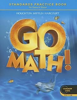 Book Cover Go Math! Grade K: Standards Practice Book, Common Core Student Edition
