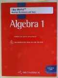 Algebra 1 Idea Works! Modified Worksheets and Tests Isbn 9780547711140