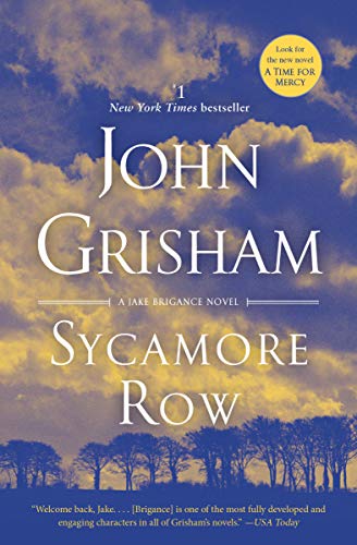 Book Cover Sycamore Row: A Jake Brigance Novel