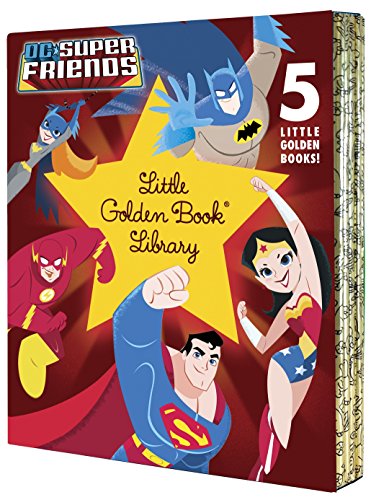 Book Cover DC Super Friends Little Golden Book Library (DC Super Friends): Superman; Batman; Green Lantern; Wonder Woman