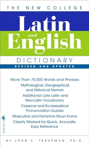 Book Cover The Bantam New College Latin & English Dictionary (English and Latin Edition)