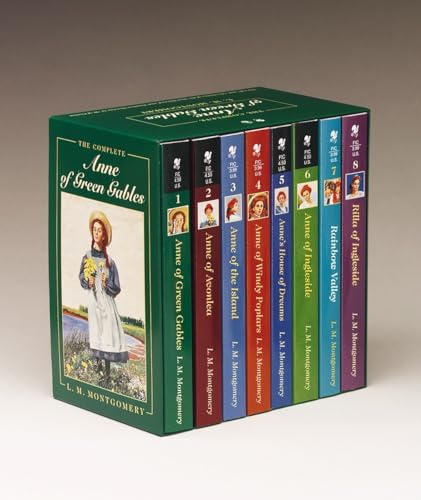 Book Cover Anne of Green Gables, Complete 8-Book Box Set: Anne of Green Gables; Anne of the Island; Anne of Avonlea; Anne of Windy Poplar; Anne's House of ... Ingleside; Rainbow Valley; Rilla of Ingleside