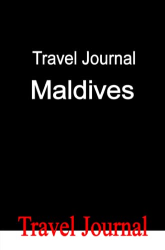 Travel Journal Maldives