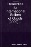 Remedies for International Sellers of Goods [2009] - I