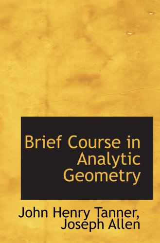 Brief Course in Analytic Geometry