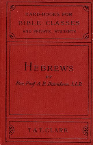 Hebrews (Handbooks for Bible Classes)