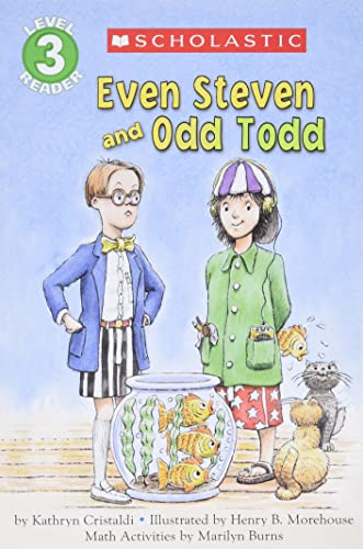Book Cover Even Steven and Odd Todd, Level 3 (Hello Math Reader)