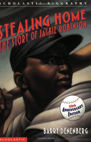 Book Cover Stealing Home: The Story of Jackie Robinson (Scholastic Biography)