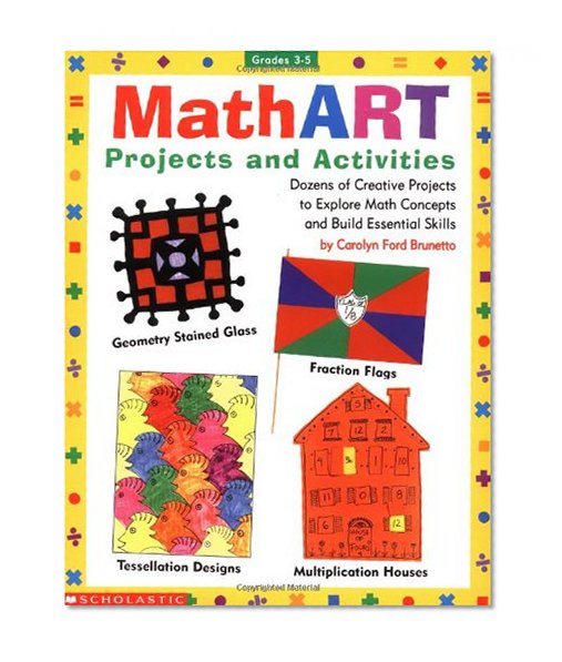 Book Cover MathART Projects and Activities (Grades 3-5)