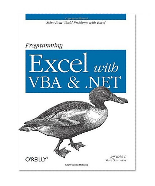 Book Cover Programming Excel with VBA and .NET