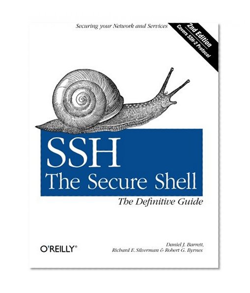 Book Cover SSH, The Secure Shell: The Definitive Guide