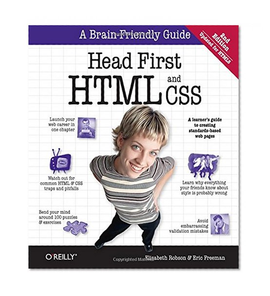Book Cover Head First HTML and CSS: A Learner's Guide to Creating Standards-Based Web Pages
