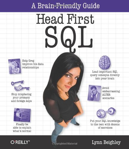 Book Cover Head First SQL: Your Brain on SQL -- A Learner's Guide