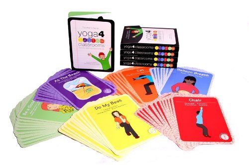 Book Cover Yoga 4 Classrooms Activity Card Deck - Yoga Cards for Kids - 67 Colorful Cards for Learning Yoga - Mindfulness Cards for Kids Yoga Cards for Kids - Kids Yoga Cards Mindfulness Cards