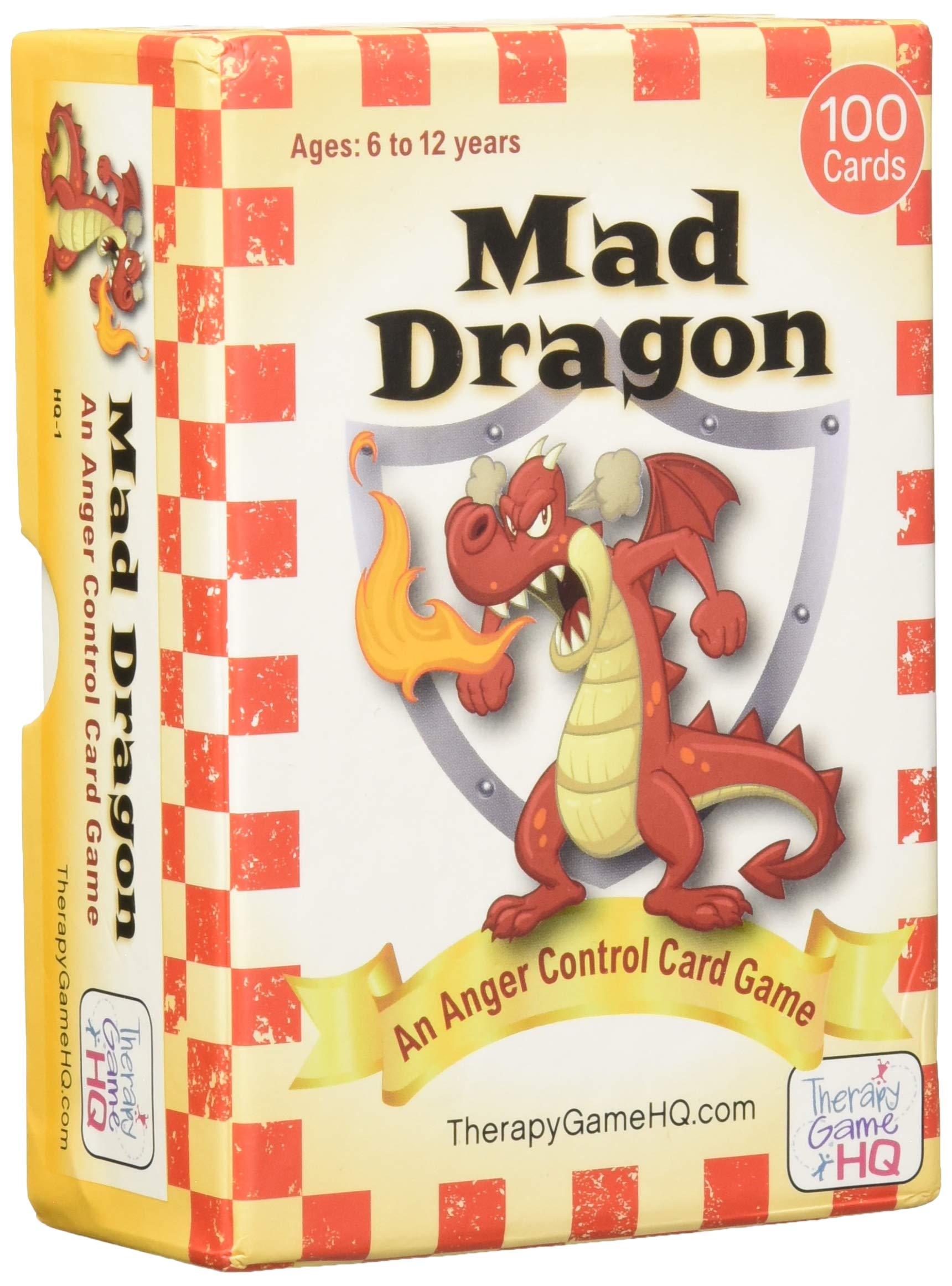 Book Cover Mad Dragon: an Anger Control Card Game