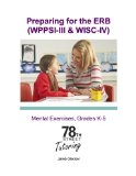 Preparing for the ERB (WPPSI-III & WISC-IV)