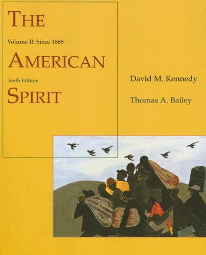 Book Cover 2: The American Spirit: United States History as Seen by Contemporaries, Volume II: Since 1865
