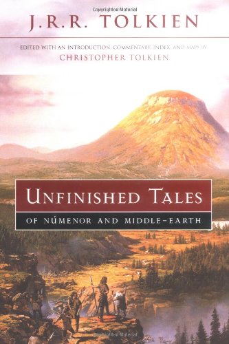 Book Cover Unfinished Tales of Numenor and Middle-earth