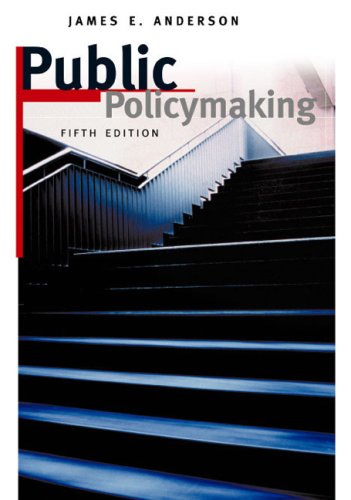 Public Policymaking 5 Edition