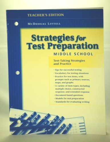 McDougal Littell World History: Test Guides/Answer Keys Grade 7
