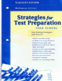 Strategies for Test Preparation: High School, Teacher's Edition