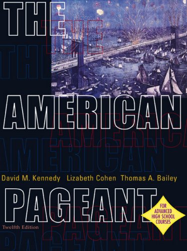 Book Cover The American Pageant: A History of the Republic