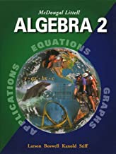 Book Cover McDougal Littell Algebra 2: Student Edition (C) 2004 2004