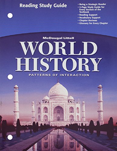 Book Cover World History: Patterns of Interaction: Reading Study Guide, English