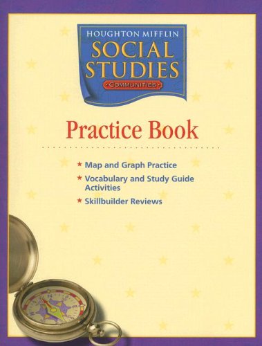 Book Cover Houghton Mifflin Social Studies: Practice Book Level 3 Communities