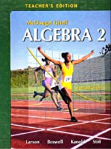 Book Cover Holt McDougal Larson Algebra 2: Teacher's Edition 2007