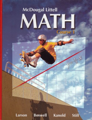 Book Cover McDougal Littell Math Course 1: Student Edition 2007