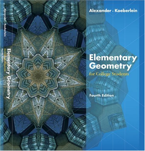 Book Cover Elementary Geometry for College Students