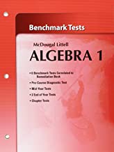 Book Cover Holt McDougal Larson Algebra 1: Benchmark Tests