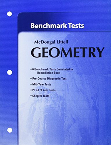 Book Cover Holt McDougal Larson Geometry: Benchmark Tests