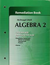 Holt McDougal Larson Algebra 2: Remediation Book