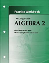 Book Cover Algebra 2: Practice Workbook McDougal Littell