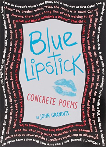 Book Cover Blue Lipstick: Concrete Poems