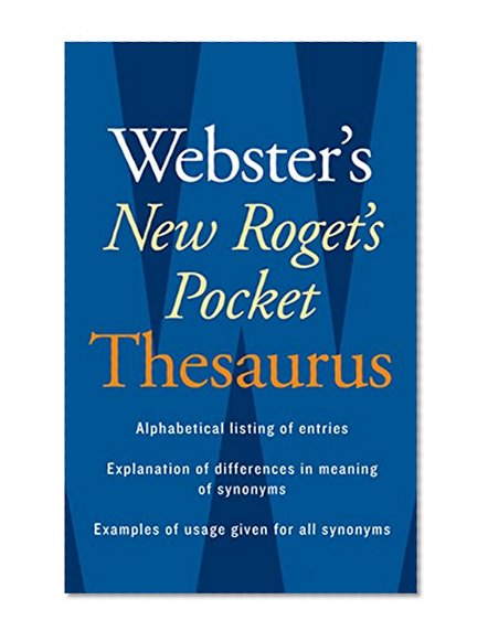 Book Cover Webster's New Roget's Pocket Thesaurus