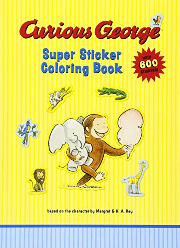 Book Cover Curious George Super Sticker Coloring Book