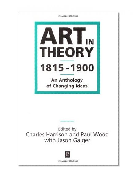 Book Cover Art in Theory: 1815-1900 An Anthology of Changing Ideas