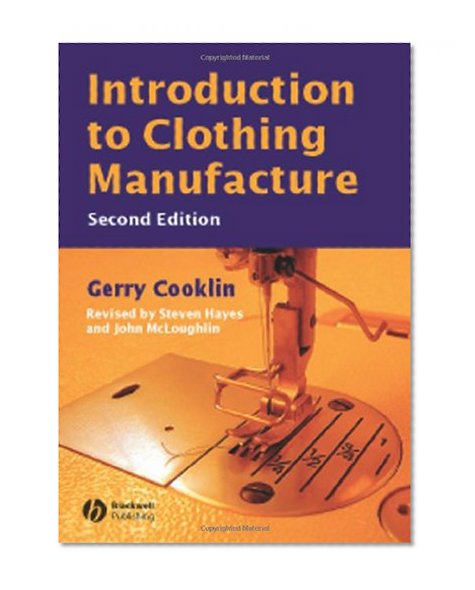 Book Cover Introduction to Clothing Manufacture