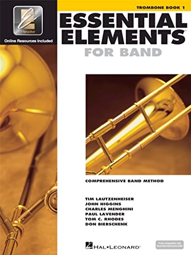 Book Cover Essential Elements for Band - Trombone Book 1 with EEi