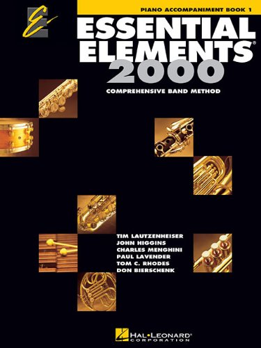 Book Cover Essential Elements 2000: Piano Accompaniment Book 1