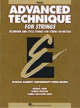 Book Cover Advanced Technique for Strings (Essential Elements series): Violin