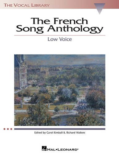 Book Cover French Song Anthology: The Vocal Library, Low Voice