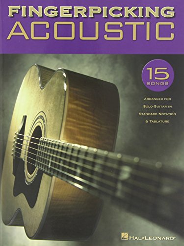 Book Cover Fingerpicking Acoustic: 15 Songs Arranged for Solo Guitar in Standard Notation & Tab